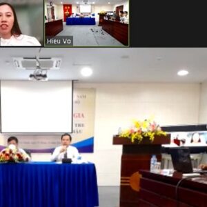 TS. Nguyễn Khánh Trung Kiên phát biểu tổng kết Hội thảo. Ảnh KN