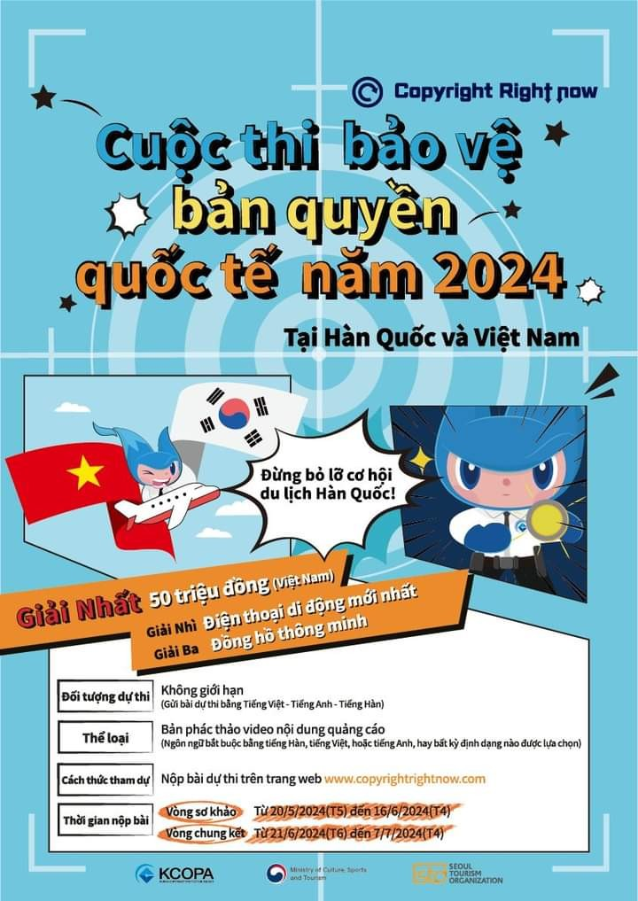 ✈ 🇰🇷 CƠ HỘI NHẬN GIẢI THƯỞNG LÊN TỚI 50 TRIỆU ĐỒNG VÀ CHUYẾN DU LỊCH HÀN QUỐC!