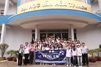 SINH VIÊN THAM GIA THỰC TẾ 2 NGÀY 1 ĐÊM TẠI NHÀ LỚN LONG SƠN, THÀNH PHỐ HỒ CHÍ MINH