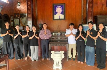 Sinh viên Khoa Quản lý văn hóa nghệ thuật, Trường ĐH Văn hóa Tp. Hồ Chí Minh và Chuyến đi thực tế tại Nhà lưu niệm nhà văn Sơn Nam tại tỉnh Tiền Giang